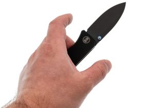 Складной нож WE Knife Banter black, S35VN