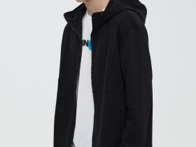 Худи на молнии свободного силуэта