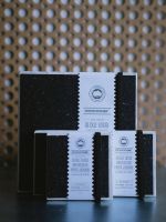 Скетчбук для акварели Potentate 24 л 300 г, 100% хлопок, среднее зерно, рельефный край, чёрный
