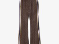 Женские расклешенные спортивные брюки Lacoste с монограммой