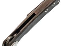 Складной нож Dr.Tech D4281BR, сталь M390, рукоять TC4, бронзовый