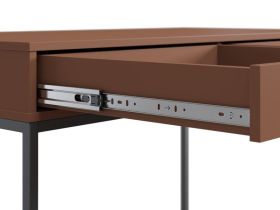 Стол Ханссон 120x60 Терракотовый/Черный