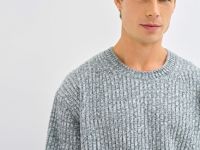 Джемпер из кручёной пряжи, Серый