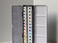 Набор акварели студийной Super Vision "Studio" 24 цвета в металлическом пенале