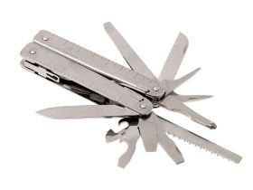 Мультитул Victorinox SwissTool, сталь X50CrMoV15, рукоять нержавеющая сталь, в чехле