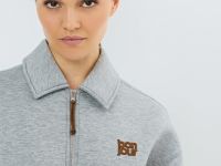 Бомбер оверсайз, Серый