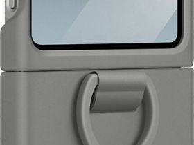 Клип-кейс Samsung Silicone Case Z Flip7 FE/Z Flip6 Cерый