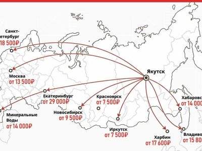 Куда из Якутска улететь дешевле, а куда — дороже: подборка направлений по стране и за границу