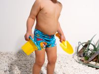 Плавки-шорты детские трикотажные для мальчиков «8»