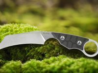 Нож с фиксированным клинком Ruike FS68-B, сталь 14C28N, рукоять G10, черный