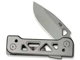 Складной нож WE Knife Tyro, сталь CPM 20CV, рукоять титан, серый