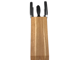 Подставка для ножей магнитная комбинированная Woodinhome KS016SON, дуб