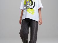 Фуфайка трикотажная для девочек (футболка)