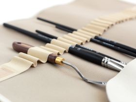 Скрутка для хранения кистей Малевичъ 34х48 см, бежевый