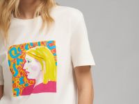 Футболка свободного кроя из хлопкового джерси