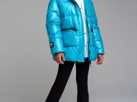 Куртка текстильная с полиуретановым покрытием для девочек