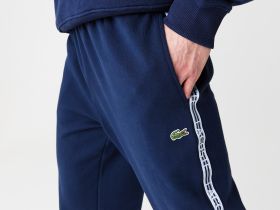 Мужские спортивные брюки Lacoste в полоску