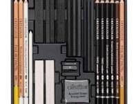 Набор художественных материалов Cretacolor "WOLF BOX" 25 предметов, в металлической коробке