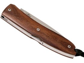 Складной нож LionSteel Opera, сталь D2, рукоять Santos wood