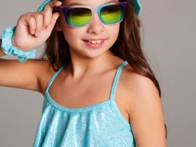 Панама текстильная для девочек