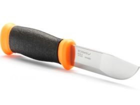 Нож с фиксированным лезвием Morakniv Outdoor 2000 Orange, сталь Sandvik 12C27, рукоять резина/пластик