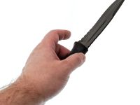 Тактический нож Гремлин, сталь У8, рукоять эластомер