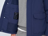 Куртка прямого силуэта с воротником-стойкой