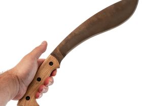 Кукри Аника, сталь 9ХС, рукоять ясень
