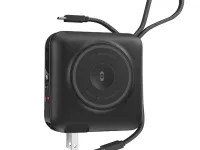 Внешний аккумулятор WiWU All-Round Qi 6 в1 Wi-P051 15000mAh 45W USB/Type-C/кабель Type-C, Lightning (черный)