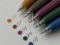 Набор ручек гелевых, автоматические Languo, 0,6 мм, приглушенные оттенки