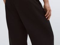 Широкие брюки с ремнём, Черный