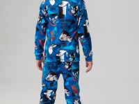 Термокомплект трикот. для мальчиков: фуфайка (футболка) с длин. рук, брюки для эпизод. использования