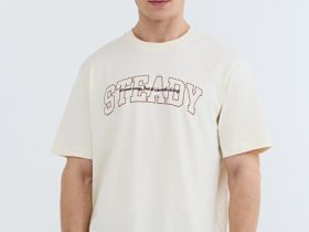 Футболка с принтом, Белый