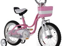 Детский велосипед Royal Baby Little Swan 12, год 2024, цвет Розовый