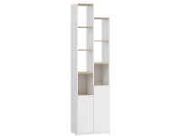 Стеллаж Матис 2-57x213 Белый
