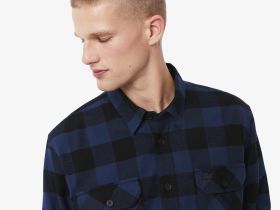 Мужская фланелевая рубашка-куртка Lacoste оверсайз