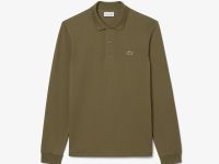 Мужское поло Lacoste L.12.21 классического кроя с длинным рукавом