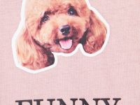 Лонгслив с принтом для девочек, Розовый