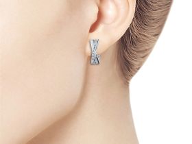 Серьги из белого золота с бриллиантами э0901сг05153600