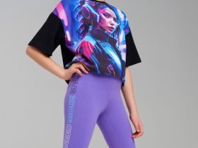 Фуфайка трикотажная для девочек (футболка)