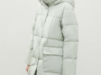 Стеганое пуховое пальто