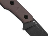 Туристический нож Kizer Splinter, сталь AEB-L, рукоять G10, коричневый/черный