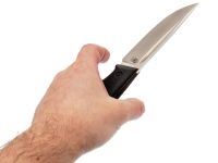 Нож Стрела, сталь Elmax, рукоять G10 со вставкой микарта, черный