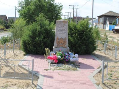 Братская могила советских воинов, погибших в период Сталинградской битвы