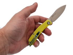 Складной нож Sanrenmu 7315-GP, сталь 12С27, рукоять G10, зелёный