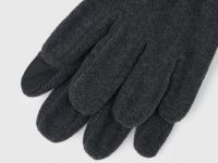 Перчатки из флиса с кулиской, Серый