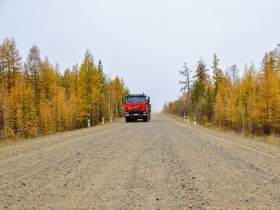 Движение большегрузов временно запретят на автодороге Вилюй в Мирнинском районе