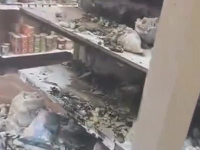 Дети в Покровске обокрали магазин и устроили там поджог