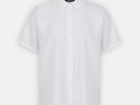 Блузка из тенселя с коротким рукавом