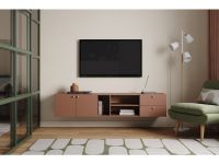 ТВ-тумба подвесная Имин 2-180x36 Терракотовый